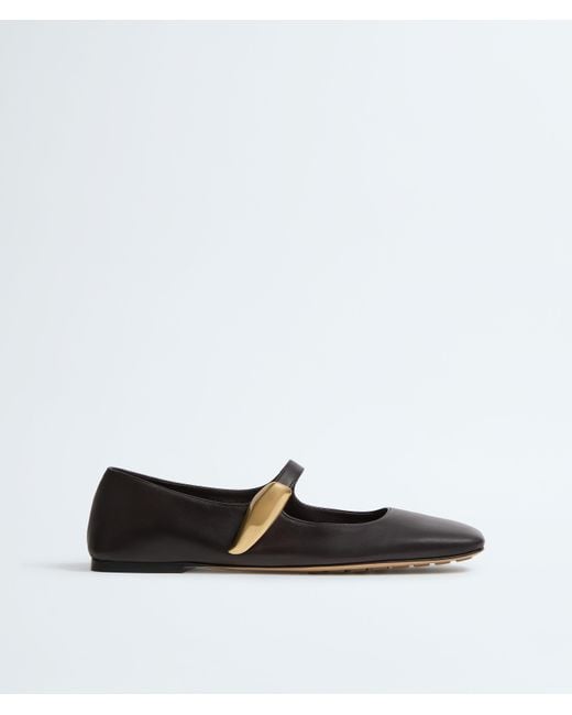 Bottega Veneta White Charlotte Mary-Jane Ballerina