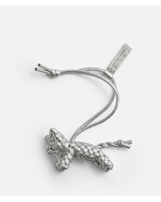 Bottega Veneta White Cat Charm