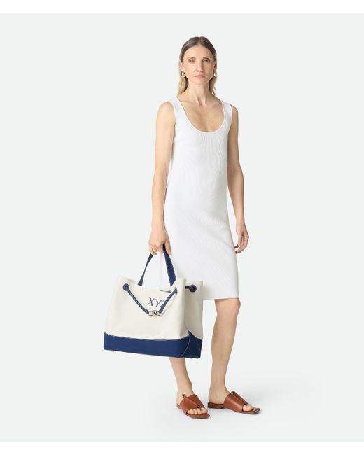 Bottega Veneta Blue Large Andiamo