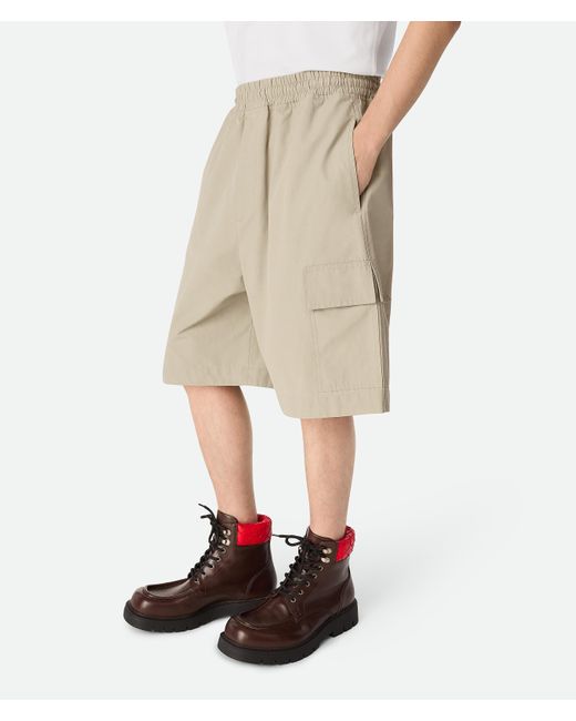 Bottega Veneta Cargoshorts Aus Technischer Baumwolle in Pink für Herren