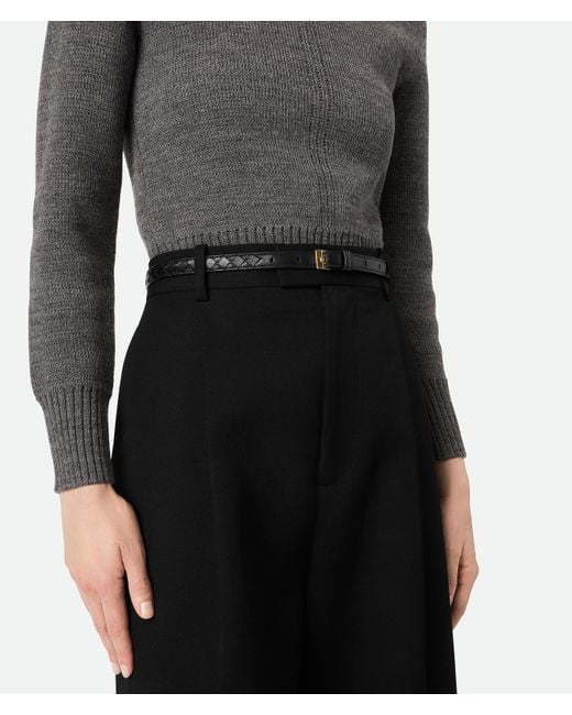 Bottega Veneta シン ウォッチ ベルト Black