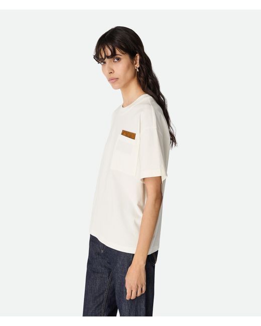 Bottega Veneta コットンジャージー Tシャツ White