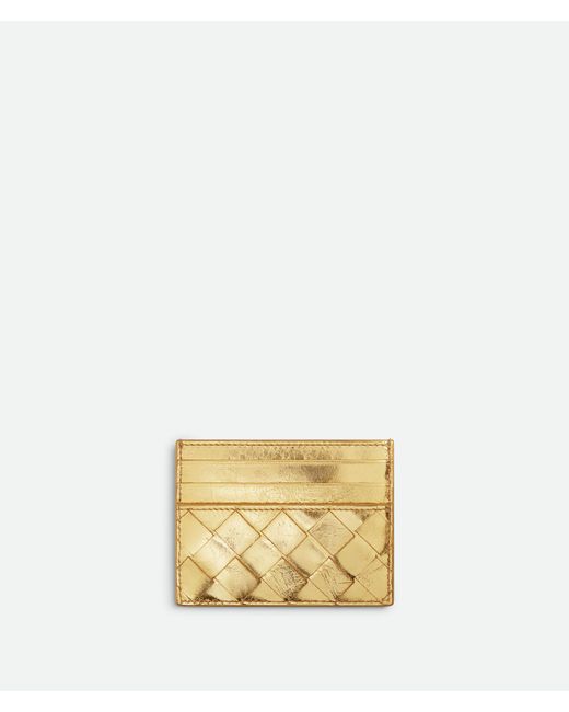 Bottega Veneta イントレチャート クレジットカードケース Natural