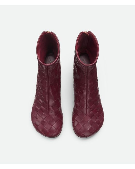 Bottega Veneta Purple Atomic Ankle Boot