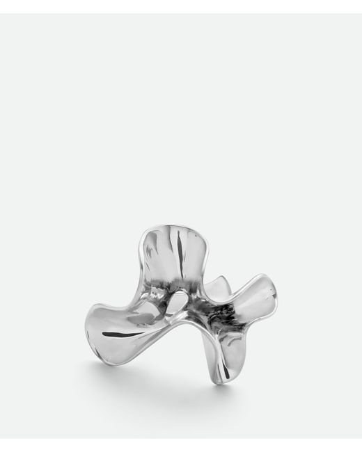 Bottega Veneta White Anemone Ring