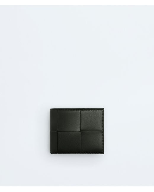 Bottega Veneta Black Cassette Bi-Fold Wallet With Coin Purse for men
