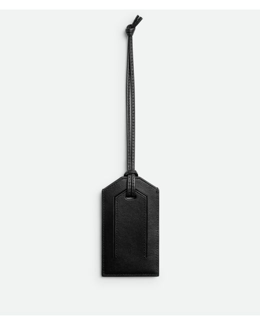 Bottega Veneta White Intrecciato Tag Holder