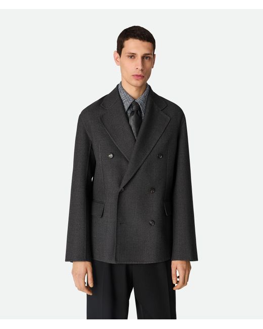 Bottega Veneta Black Splittable Wool Jacket for men