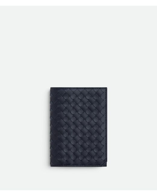 Étui Pour Passeport Intrecciato Piccolo Bottega Veneta pour homme en coloris Blue