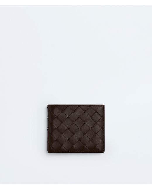 Bottega Veneta White Intrecciato Bi-Fold Wallet for men