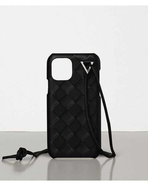 Bottega Veneta Leather Iphone Xi Pro Case in Black for Men | Lyst