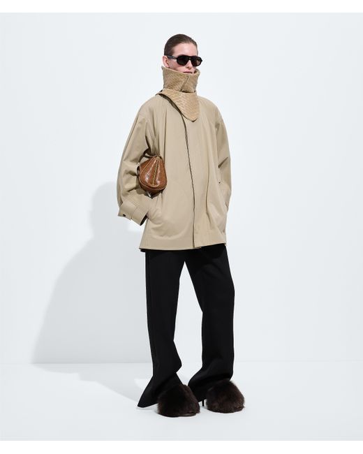 Bottega Veneta White Cotton Trench Coat