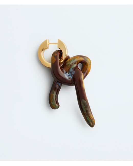 Bottega Veneta Multicolor Knot Single Earring