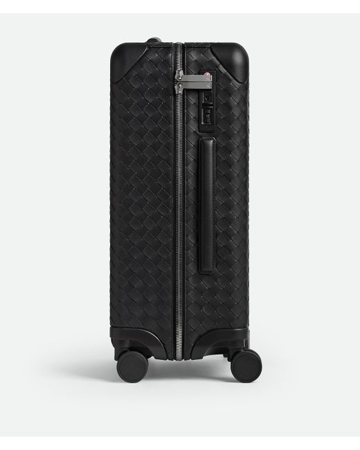 Bottega Veneta Black Odyssey Intrecciato Cabin Suitcase