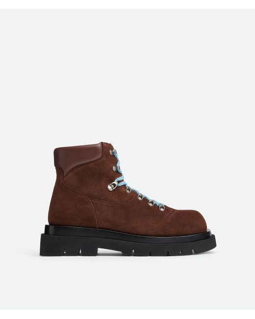 Bottega Veneta Brown Lug Hiking Ankle Boot for men