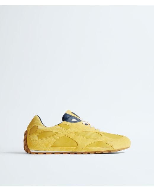 Bottega Veneta Yellow Orbit Flash Sneaker for men