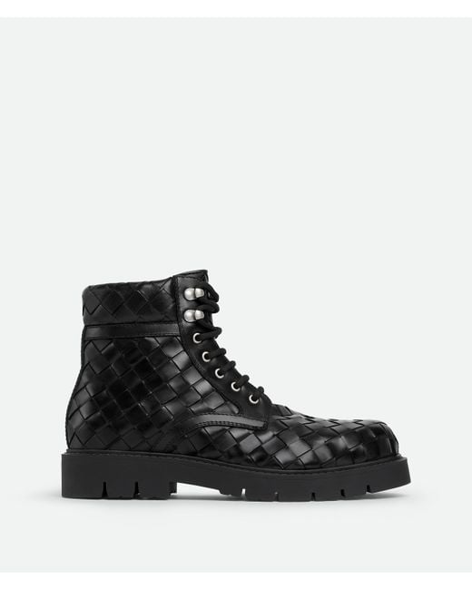 Bottega Veneta Haddock Schnürstiefeletten in Black für Herren