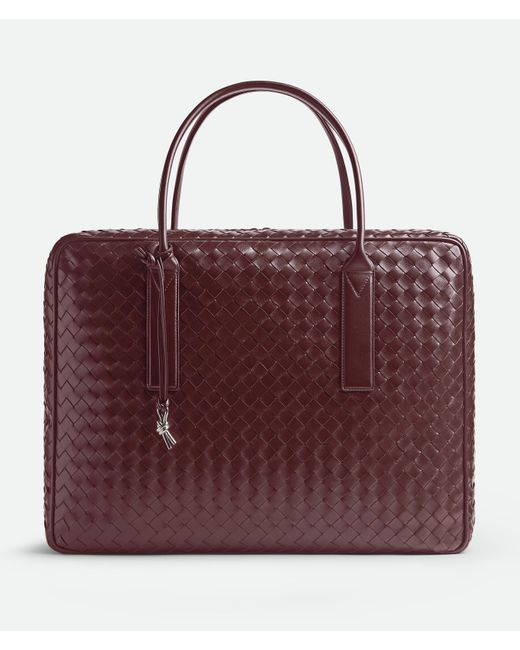 Bottega Veneta Red Large Getaway Weekender for men