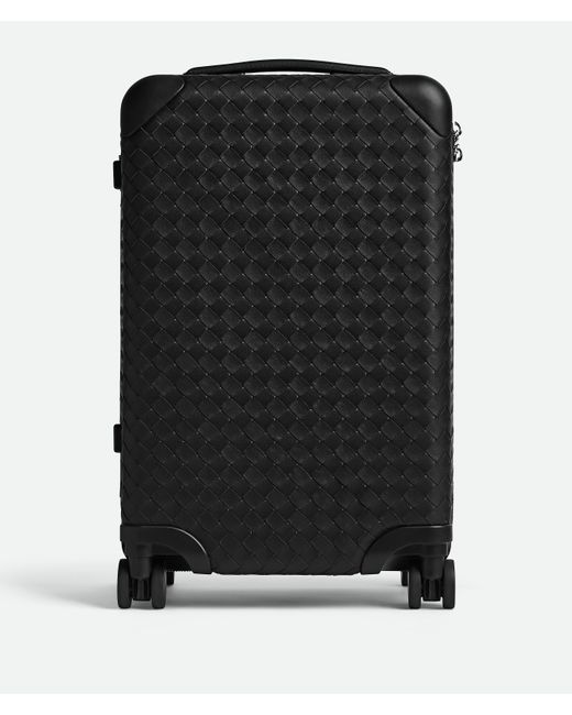 Bottega Veneta Black Odyssey Intrecciato Cabin Suitcase
