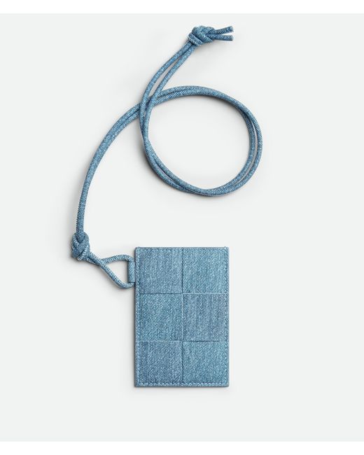 メンズ Bottega Veneta カセット バッジホルダー Blue