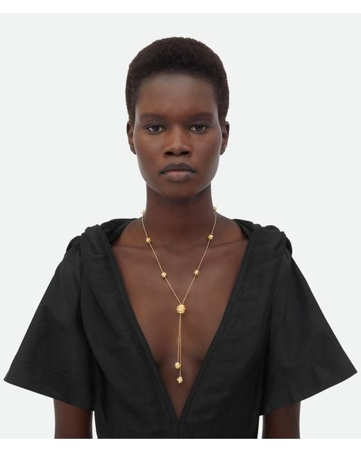 Collana Drop di Bottega Veneta in Black