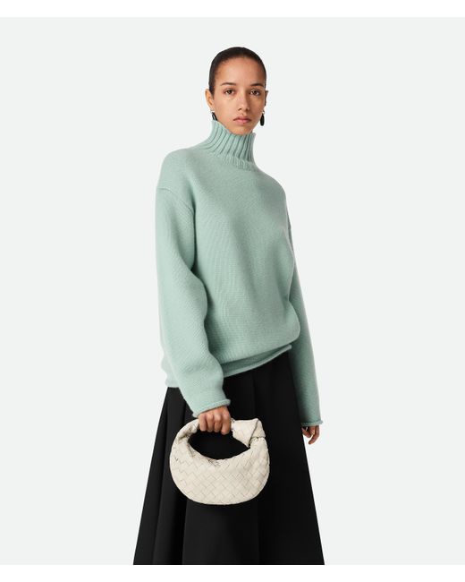 Bottega Veneta ザ ジョディ ミニ イントレチャートレザーバッグ White