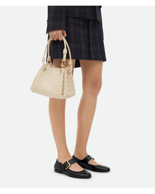 Bottega Veneta White Astaire Mary-Jane Ballerinas