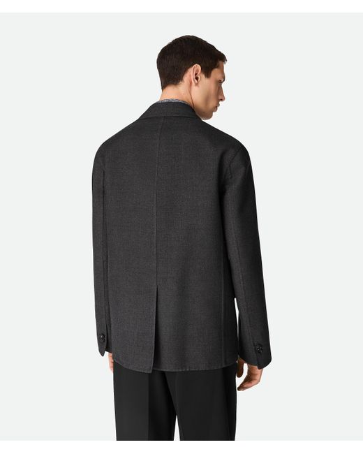 Bottega Veneta Black Splittable Wool Jacket for men