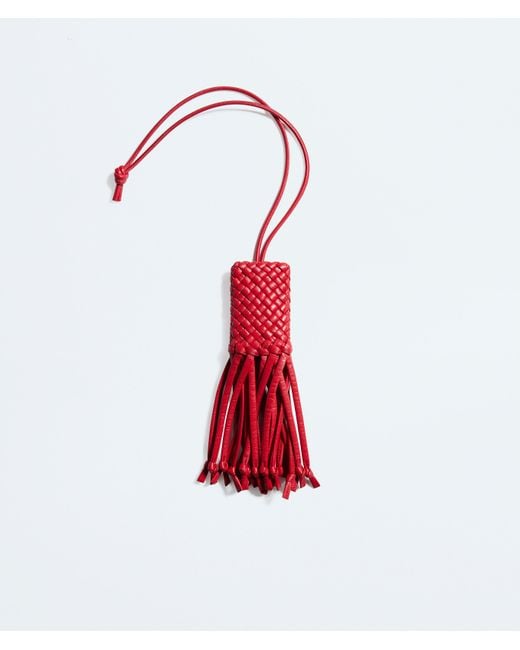 Bottega Veneta Red Tosca Key Holder