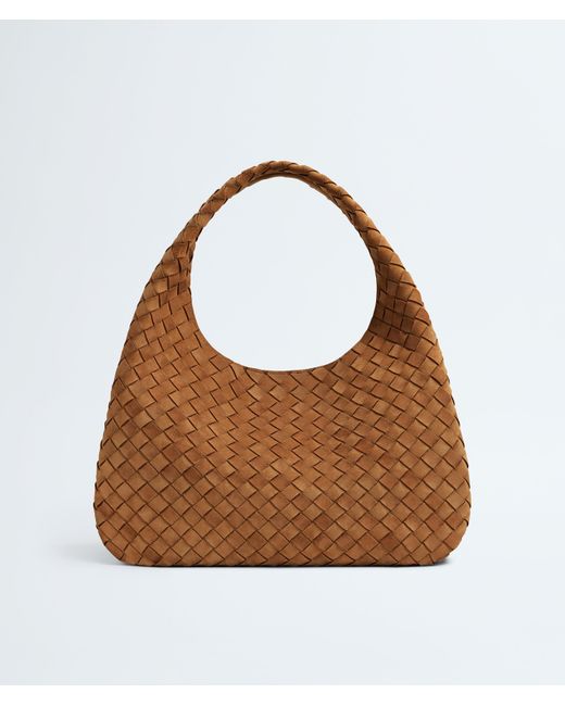 Bottega Veneta Brown Large Leather Campana Shoulder Bag