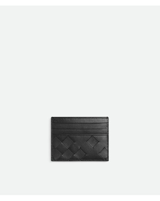 Bottega Veneta White Intrecciato Credit Card Case for men