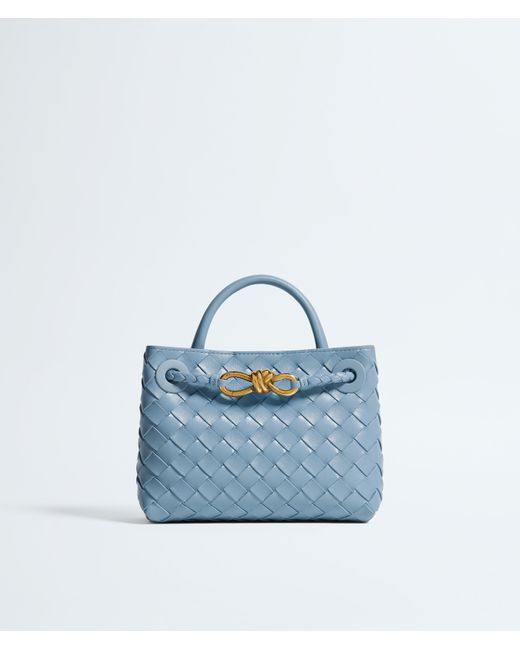 Bottega Veneta Blue Mini Andiamo