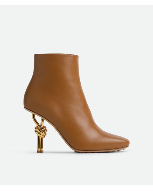 Bottega Veneta Brown Knot Ankle Boot
