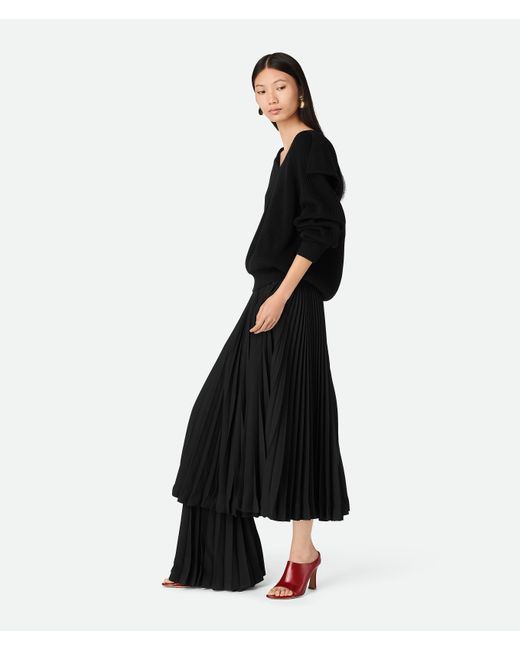 Bottega Veneta コットン リブセーター Black
