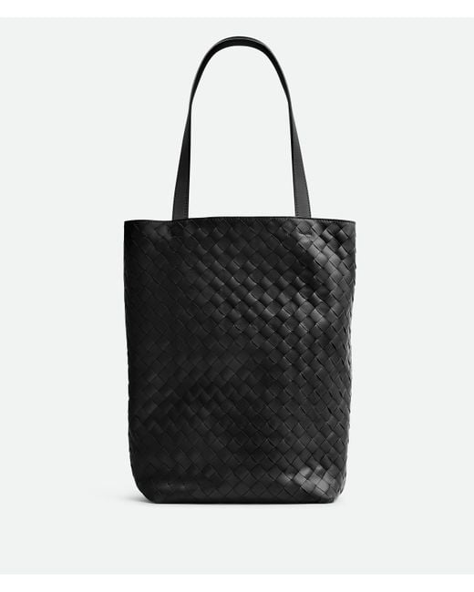 Bottega Veneta スモール イントレチャート トートバッグ Black