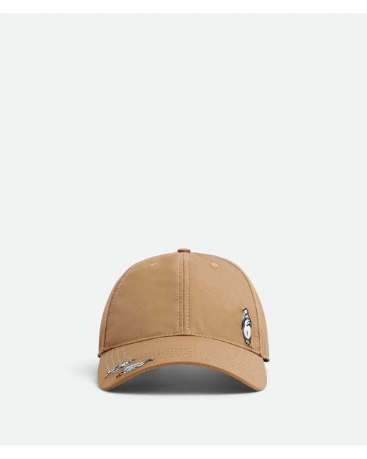 Casquette En Sergé De Coton Bottega Veneta pour homme en coloris Natural
