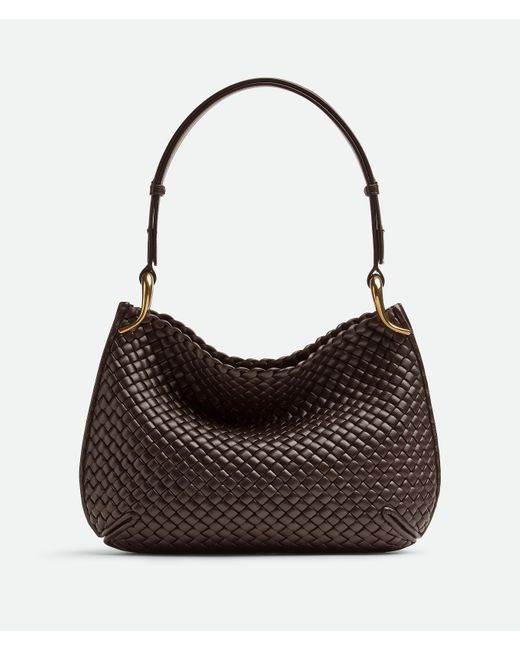 Bottega Veneta Black Medium Clicker Shoulder Bag