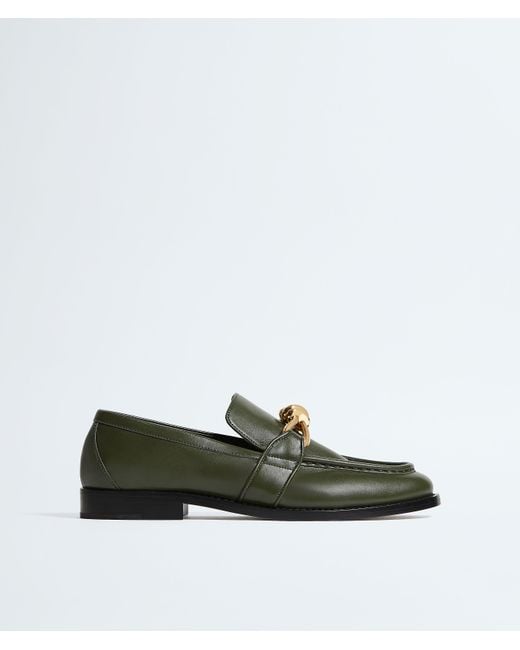 Bottega Veneta Green Astaire Loafer