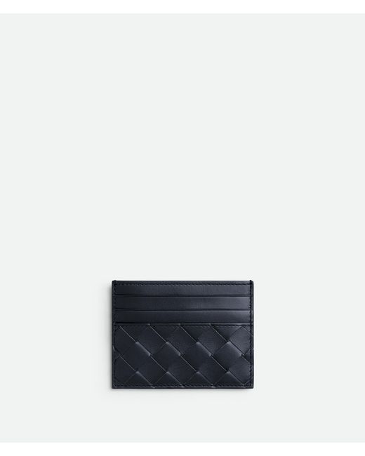 メンズ Bottega Veneta イントレチャート クレジットカードケース Blue