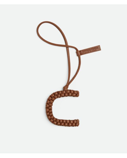 Bottega Veneta White Letter C Charm for men