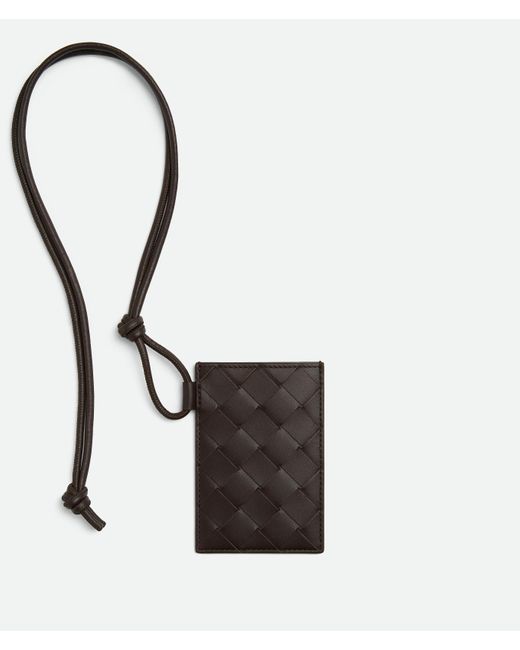 メンズ Bottega Veneta イントレチャート バッジホルダー White