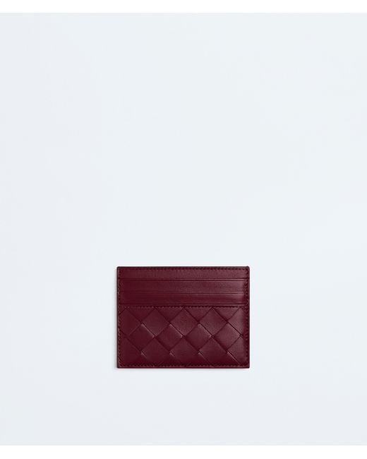 Bottega Veneta Purple Intrecciato Credit Card Case