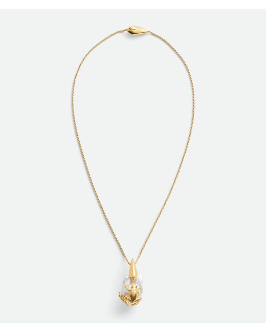 Bottega Veneta White Rana Pearl Necklace