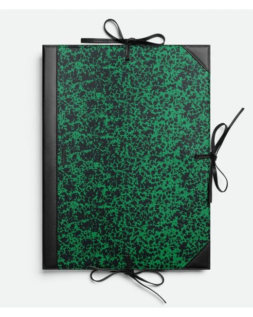 Bottega Veneta Green Student Folder