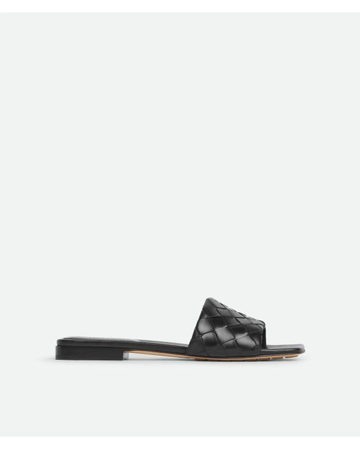 Bottega Veneta White Parco Flat Mule