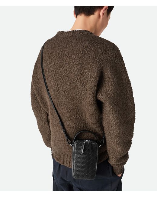 BOTTEGA VENETA◆ゲッタウェイ フォンポーチ ブラック レザー ブラックゲッタウェイ フォンポーチ| Bottega Veneta® 日本
