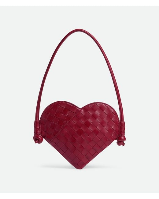 Bottega Veneta Red Mini Solstice Heart