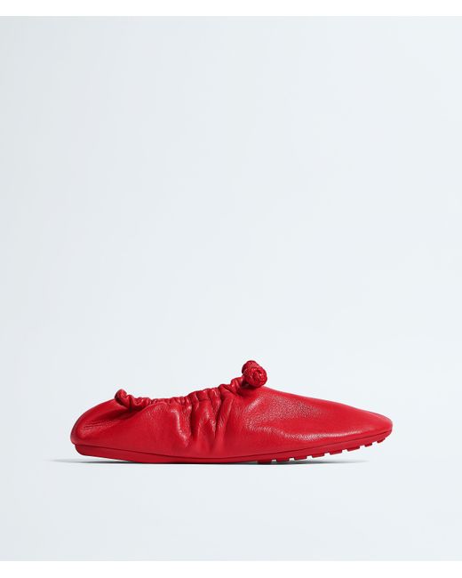 Bottega Veneta Red Fantasmina Ballerina