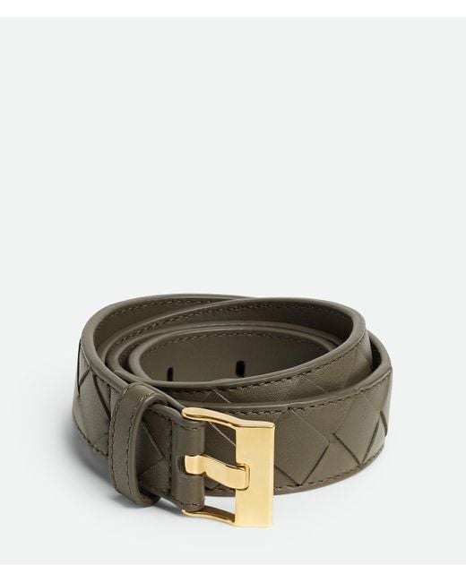 Bottega Veneta Green Watch Belt