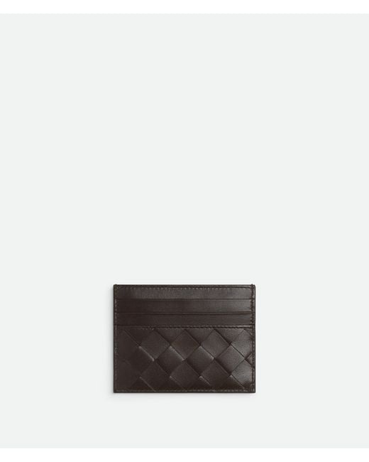 Bottega Veneta White Intrecciato Kartenetui